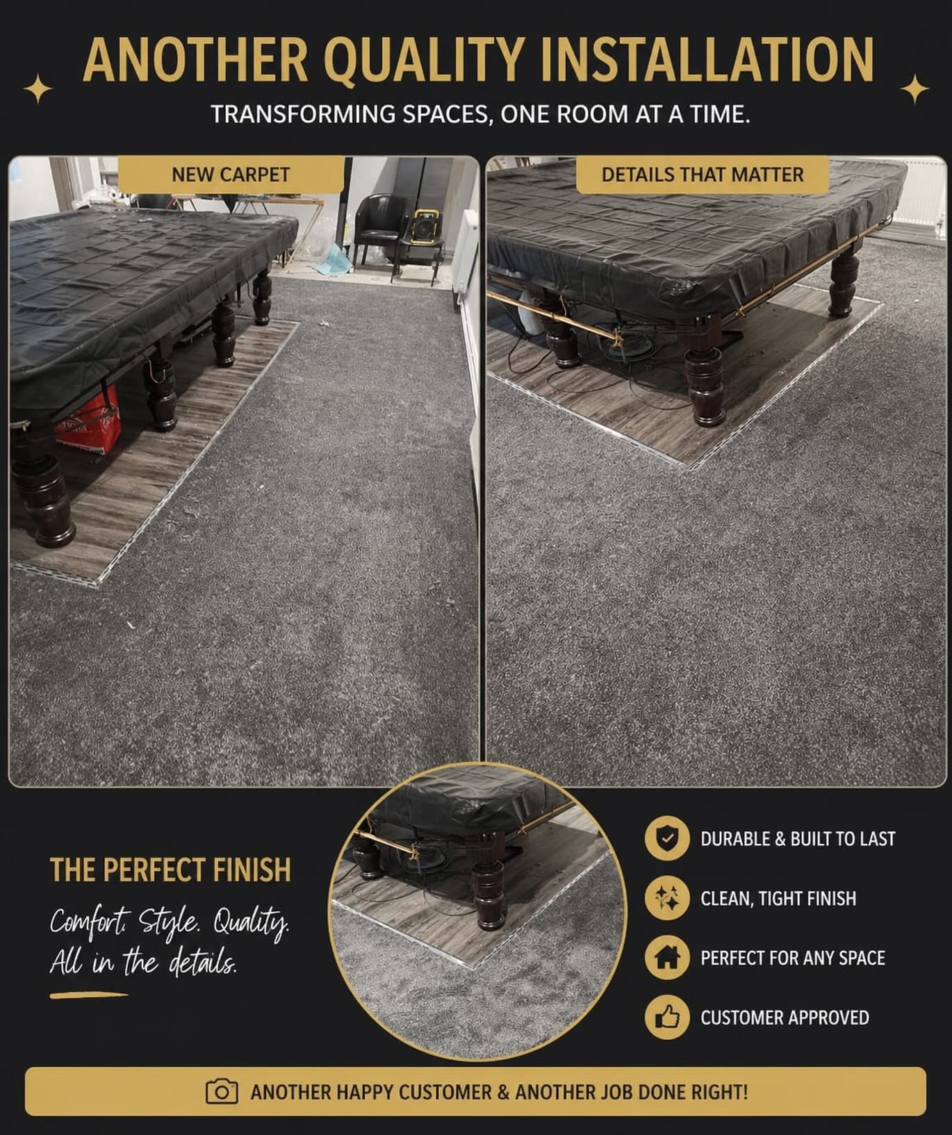 Carpet fitting